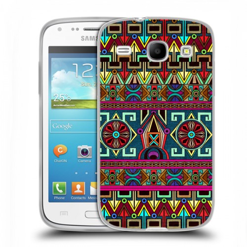 Дизайнерский пластиковый чехол для Samsung Galaxy Core Тибетские искусства