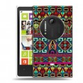 Дизайнерский пластиковый чехол для Nokia Lumia 1020 Тибетские искусства