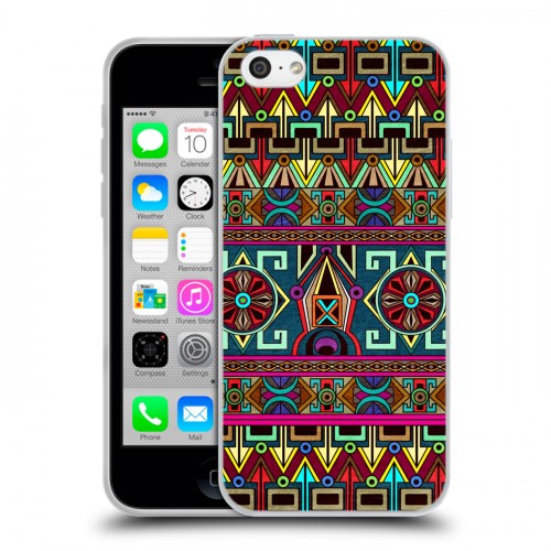 Дизайнерский пластиковый чехол для Iphone 5c Тибетские искусства