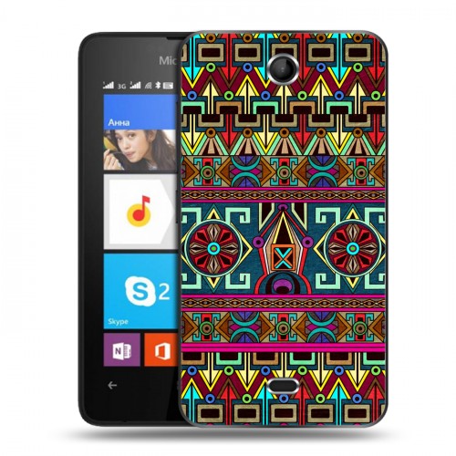 Дизайнерский силиконовый чехол для Microsoft Lumia 430 Dual SIM Тибетские искусства