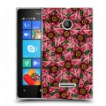 Дизайнерский пластиковый чехол для Microsoft Lumia 435 Цветочные татуировки