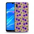 Дизайнерский пластиковый чехол для Huawei Y6 (2019) Цветочные татуировки