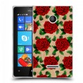 Дизайнерский пластиковый чехол для Microsoft Lumia 435 Цветочные татуировки