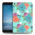 Дизайнерский силиконовый чехол для Xiaomi Mi Pad 2 Причудливые цветы