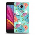 Дизайнерский силиконовый чехол для Huawei Honor 5X Причудливые цветы