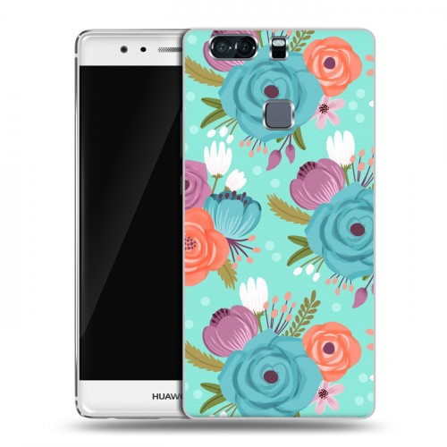 Дизайнерский пластиковый чехол для Huawei P9 Plus Причудливые цветы