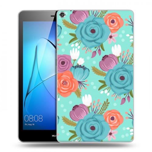 Дизайнерский силиконовый чехол для Huawei MediaPad T3 8 Причудливые цветы