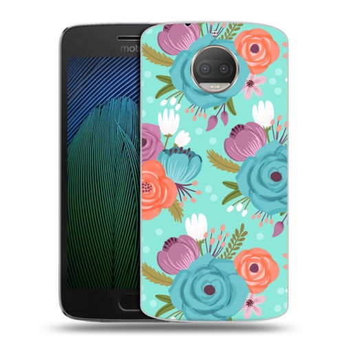 Дизайнерский пластиковый чехол для Motorola Moto G5s Plus Причудливые цветы