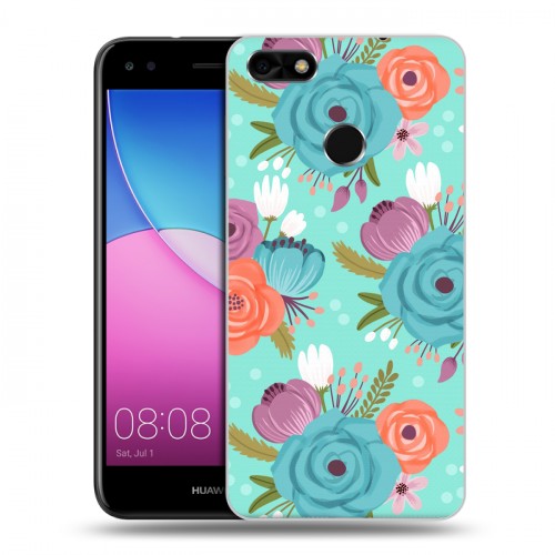 Дизайнерский пластиковый чехол для Huawei Nova Lite (2017) Причудливые цветы