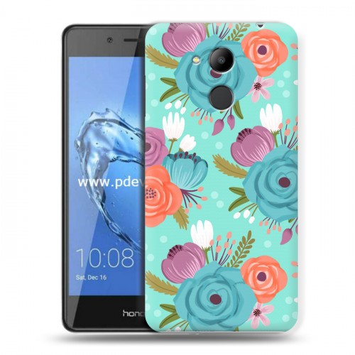 Дизайнерский пластиковый чехол для Huawei Honor 6C Pro Причудливые цветы