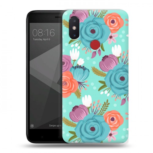 Дизайнерский пластиковый чехол для Xiaomi Mi8 SE Причудливые цветы