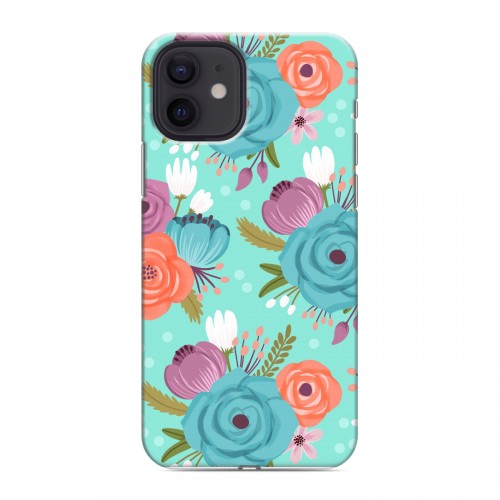 Дизайнерский силиконовый чехол для Iphone 12 Причудливые цветы
