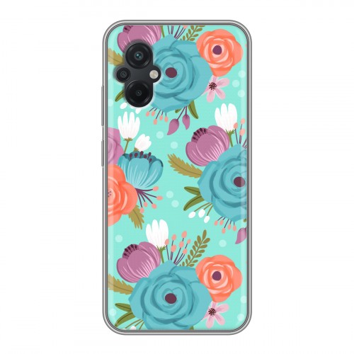 Дизайнерский пластиковый чехол для Xiaomi Poco M5 Причудливые цветы