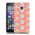 Дизайнерский пластиковый чехол для Microsoft Lumia 640 XL Причудливые цветы