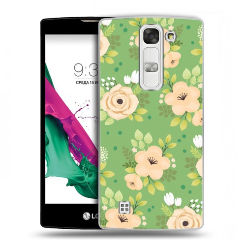 Дизайнерский пластиковый чехол для LG G4c Причудливые цветы