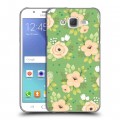 Дизайнерский пластиковый чехол для Samsung Galaxy J5 Причудливые цветы