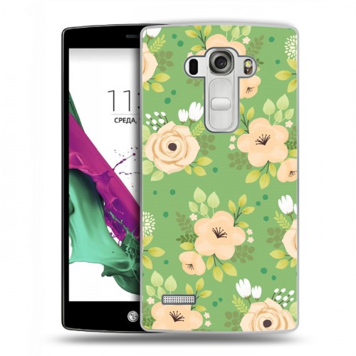 Дизайнерский пластиковый чехол для LG G4 S Причудливые цветы