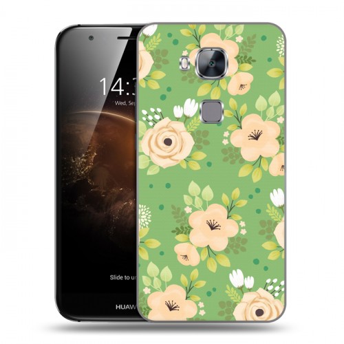 Дизайнерский силиконовый чехол для Huawei G8 Причудливые цветы