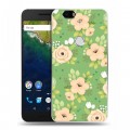 Дизайнерский силиконовый чехол для Google Huawei Nexus 6P Причудливые цветы
