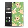 Дизайнерский пластиковый чехол для Huawei P9 Lite Причудливые цветы