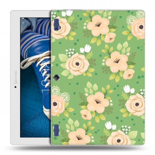 Дизайнерский силиконовый чехол для Lenovo Tab 2 A10-30 Причудливые цветы
