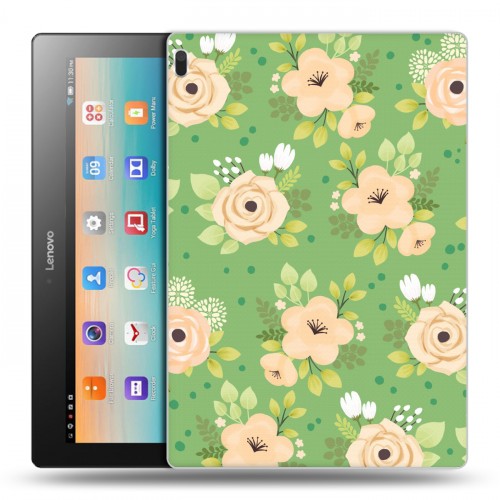 Дизайнерский силиконовый чехол для Lenovo Tab 4 10 Причудливые цветы