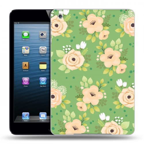 Дизайнерский силиконовый чехол для Ipad Mini Причудливые цветы