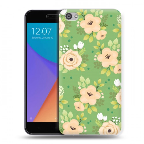 Дизайнерский пластиковый чехол для Xiaomi RedMi Note 5A Причудливые цветы