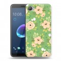 Дизайнерский пластиковый чехол для HTC Desire 12 Причудливые цветы