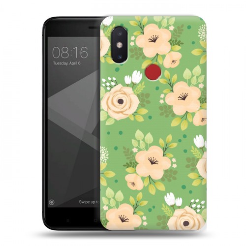 Дизайнерский пластиковый чехол для Xiaomi Mi8 SE Причудливые цветы