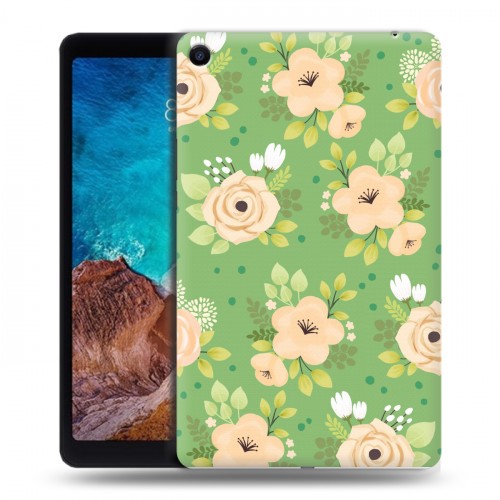Дизайнерский силиконовый чехол для Xiaomi Mi Pad 4 Plus Причудливые цветы