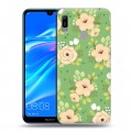 Дизайнерский пластиковый чехол для Huawei Y6 (2019) Причудливые цветы