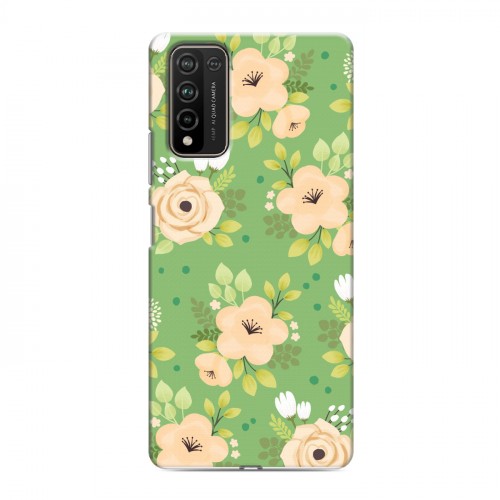 Дизайнерский пластиковый чехол для Huawei Honor 10X Lite Причудливые цветы