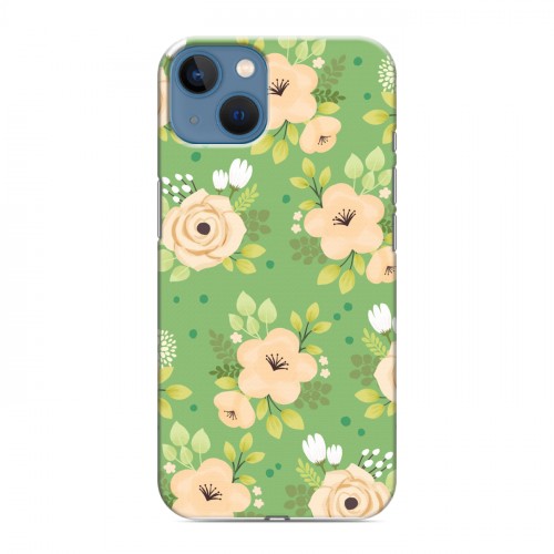 Дизайнерский силиконовый чехол для Iphone 13 Причудливые цветы