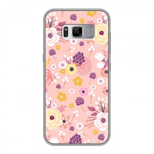 Дизайнерский силиконовый чехол для Samsung Galaxy S8 Plus Причудливые цветы