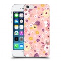 Дизайнерский пластиковый чехол для Iphone 5s Причудливые цветы