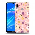 Дизайнерский пластиковый чехол для Huawei Y6 (2019) Причудливые цветы