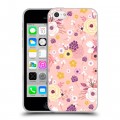 Дизайнерский пластиковый чехол для Iphone 5c Причудливые цветы