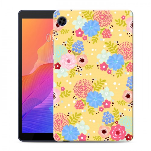 Дизайнерский силиконовый чехол для Huawei MatePad T8 Причудливые цветы