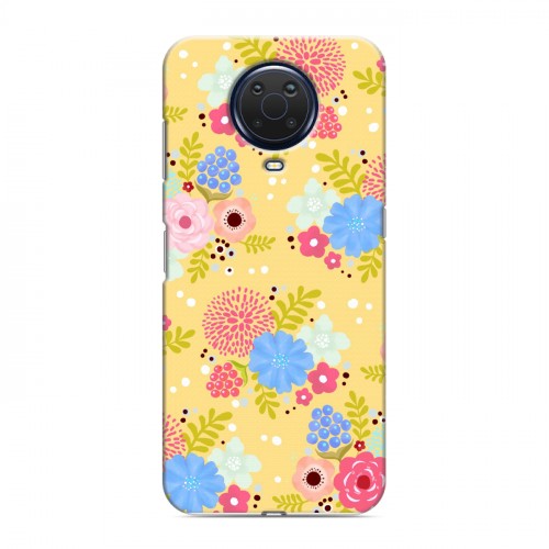 Дизайнерский силиконовый чехол для Nokia G20 Причудливые цветы