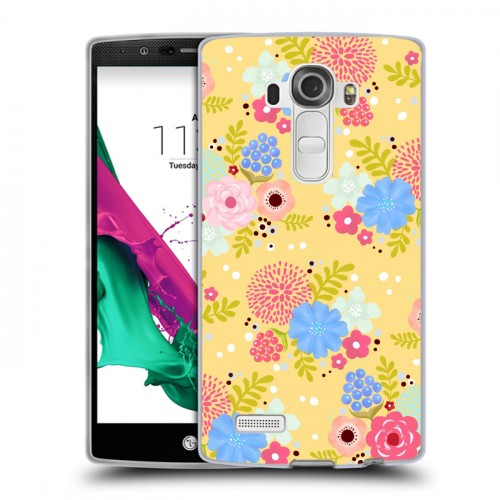 Дизайнерский пластиковый чехол для LG G4 Причудливые цветы