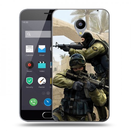 Дизайнерский пластиковый чехол для Meizu M2 Note Counter-strike