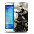 Дизайнерский пластиковый чехол для Samsung Galaxy A8 Counter-strike