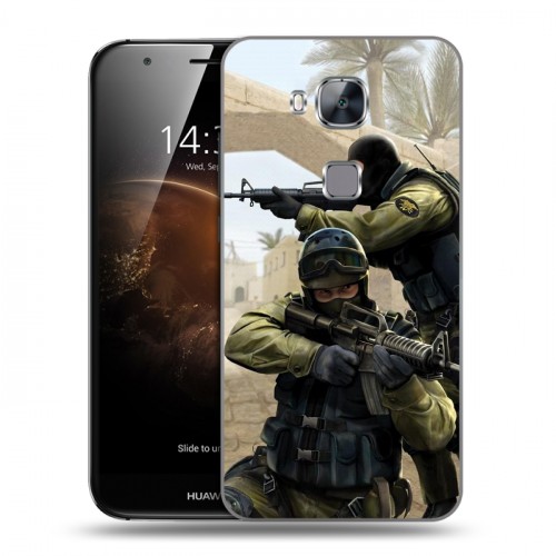 Дизайнерский пластиковый чехол для Huawei G8 Counter-strike