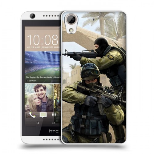 Дизайнерский силиконовый чехол для HTC Desire 626 Counter-strike