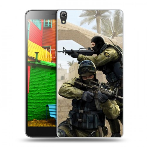 Дизайнерский силиконовый чехол для Lenovo Phab Counter-strike