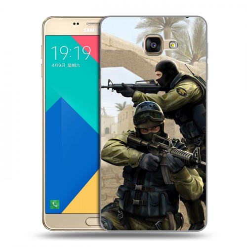 Дизайнерский силиконовый чехол для Samsung Galaxy A9 Counter-strike