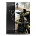 Дизайнерский пластиковый чехол для Sony Xperia XZs Counter-strike