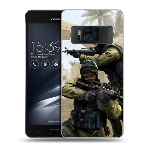 Дизайнерский силиконовый чехол для ASUS ZenFone AR Counter-strike