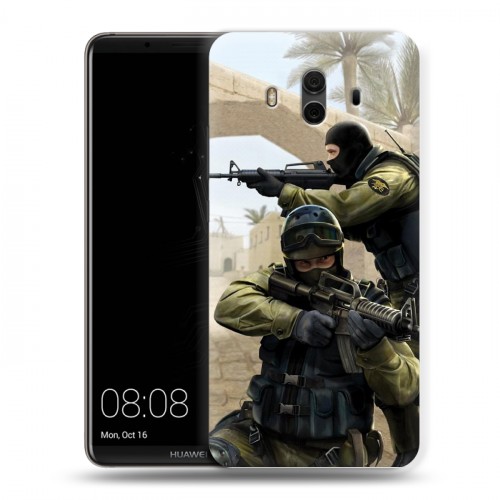 Дизайнерский пластиковый чехол для Huawei Mate 10 Counter-strike